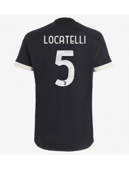 Juventus Manuel Locatelli #5 Ausweichtrikot 2023-24 Kurzarm